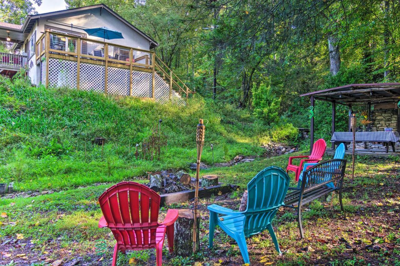 Shaw Creek Cottage With Fire Pit And Forest Views Hendersonville Extérieur photo